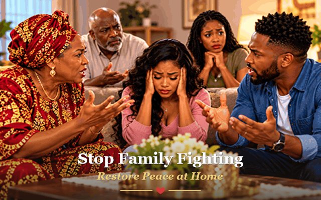How to Stop Family Fighting and Restore Peace